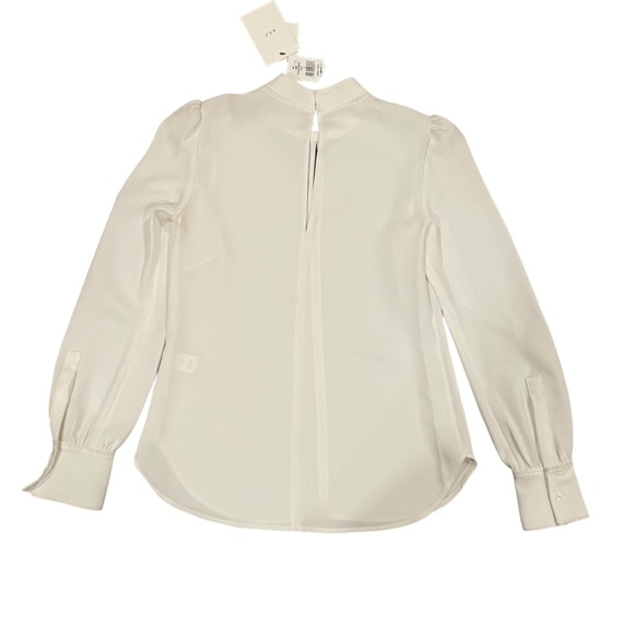 NWT A.L.C. Marina Keyhole Crepe Blouse - Picture 6 of 11